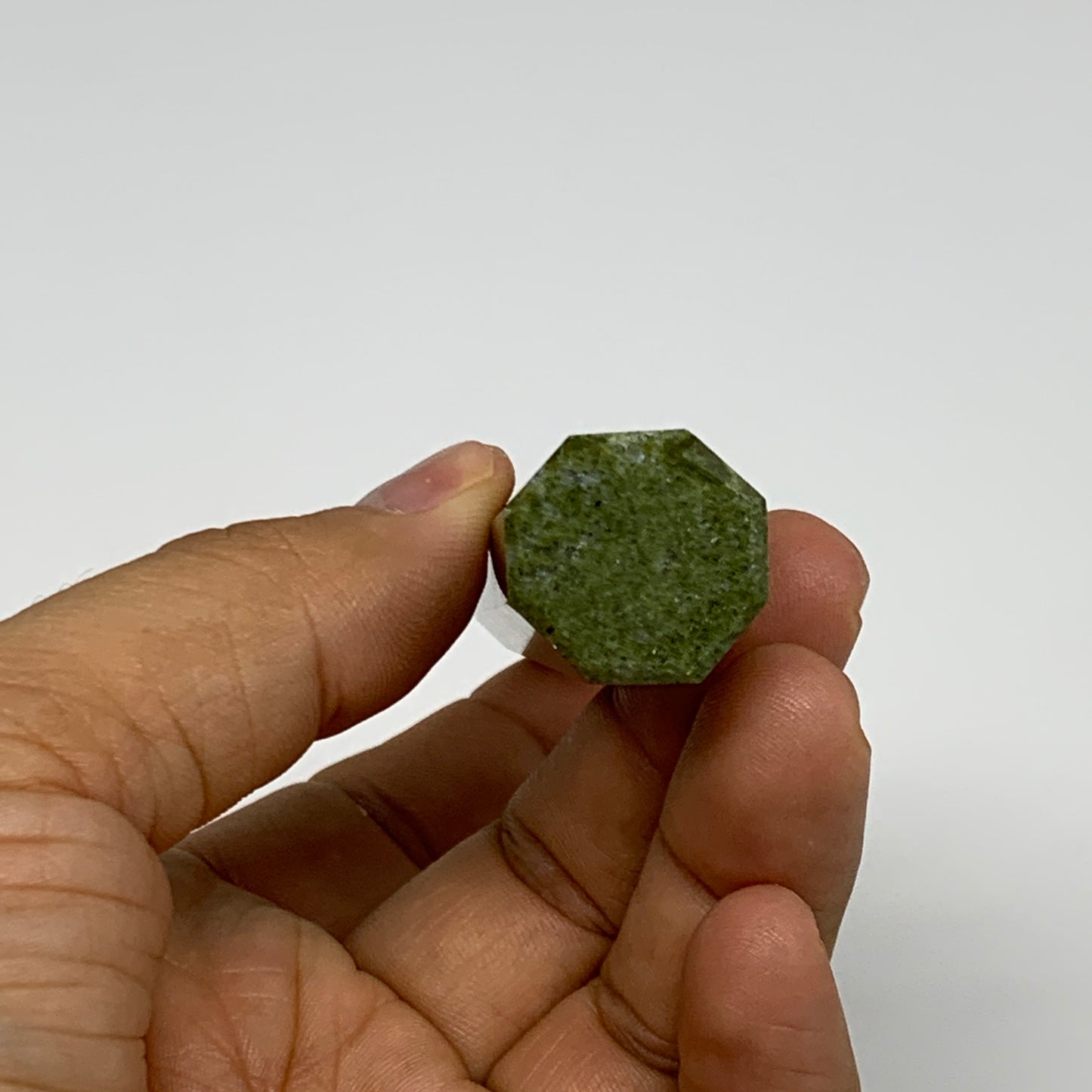 52.9g, 3.2"x0.7",  Natural Vasonite Tower Point Crystal from India, B29327