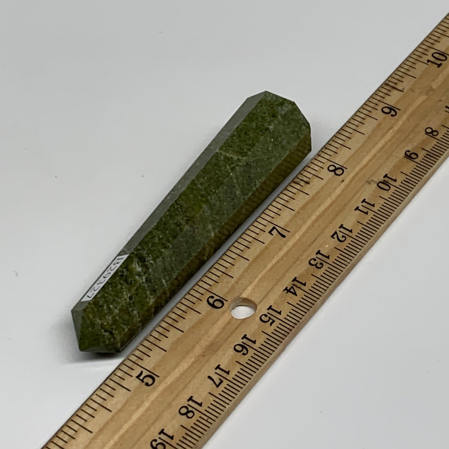 52.9g, 3.2"x0.7",  Natural Vasonite Tower Point Crystal from India, B29327