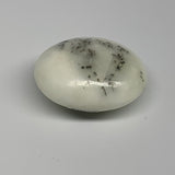 107g, 2.3"x2"x1.2", Dendrite Opal Palm-Stone Reiki Energy Crystal, B27808