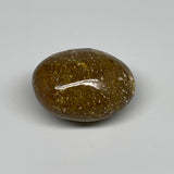 124.4g, 2.2"x1.7"x1.4" Natural Ocean Jasper Palm-Stone Orbicular Jasper, B30780