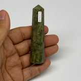 56.3g, 3.2"x0.7",  Natural Vasonite Tower Point Crystal from India, B29329
