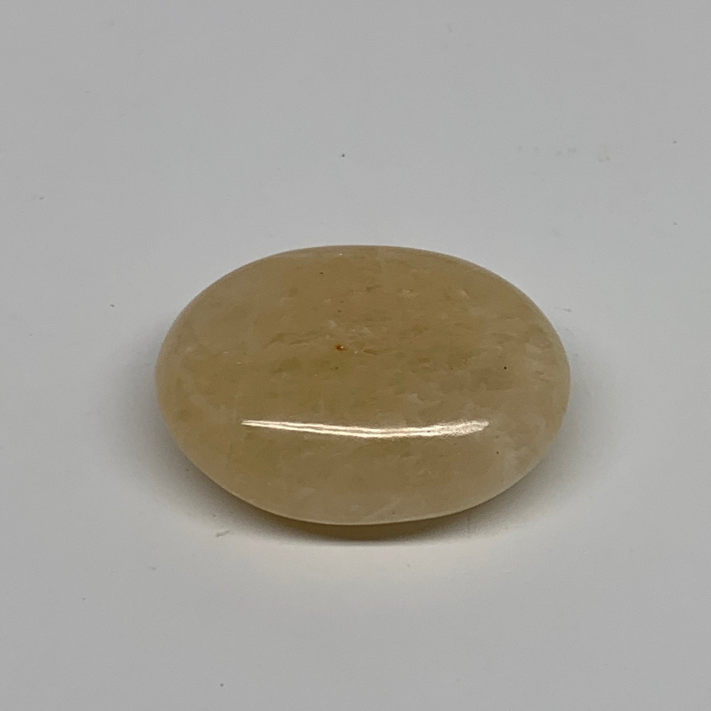 78.6g, 2.2"x1.7"x0.8", Yellow Aventurine Palm-Stone Crystal Stone, B35053