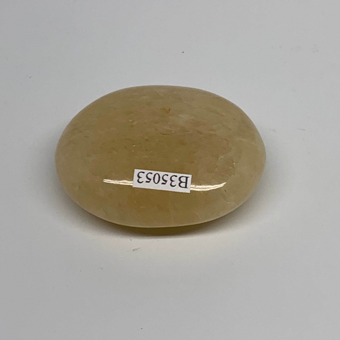 78.6g, 2.2"x1.7"x0.8", Yellow Aventurine Palm-Stone Crystal Stone, B35053