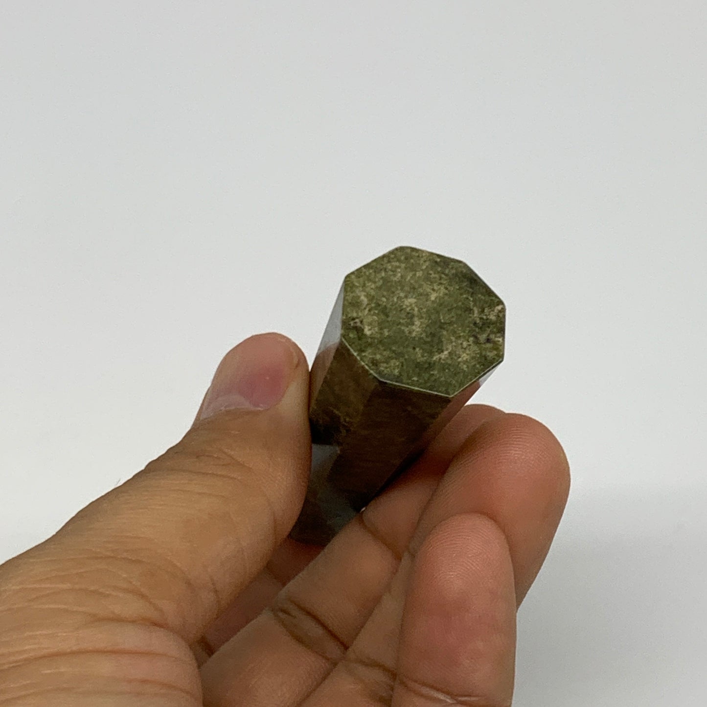 50g, 3"x0.8",  Natural Vasonite Tower Point Crystal from India, B29330