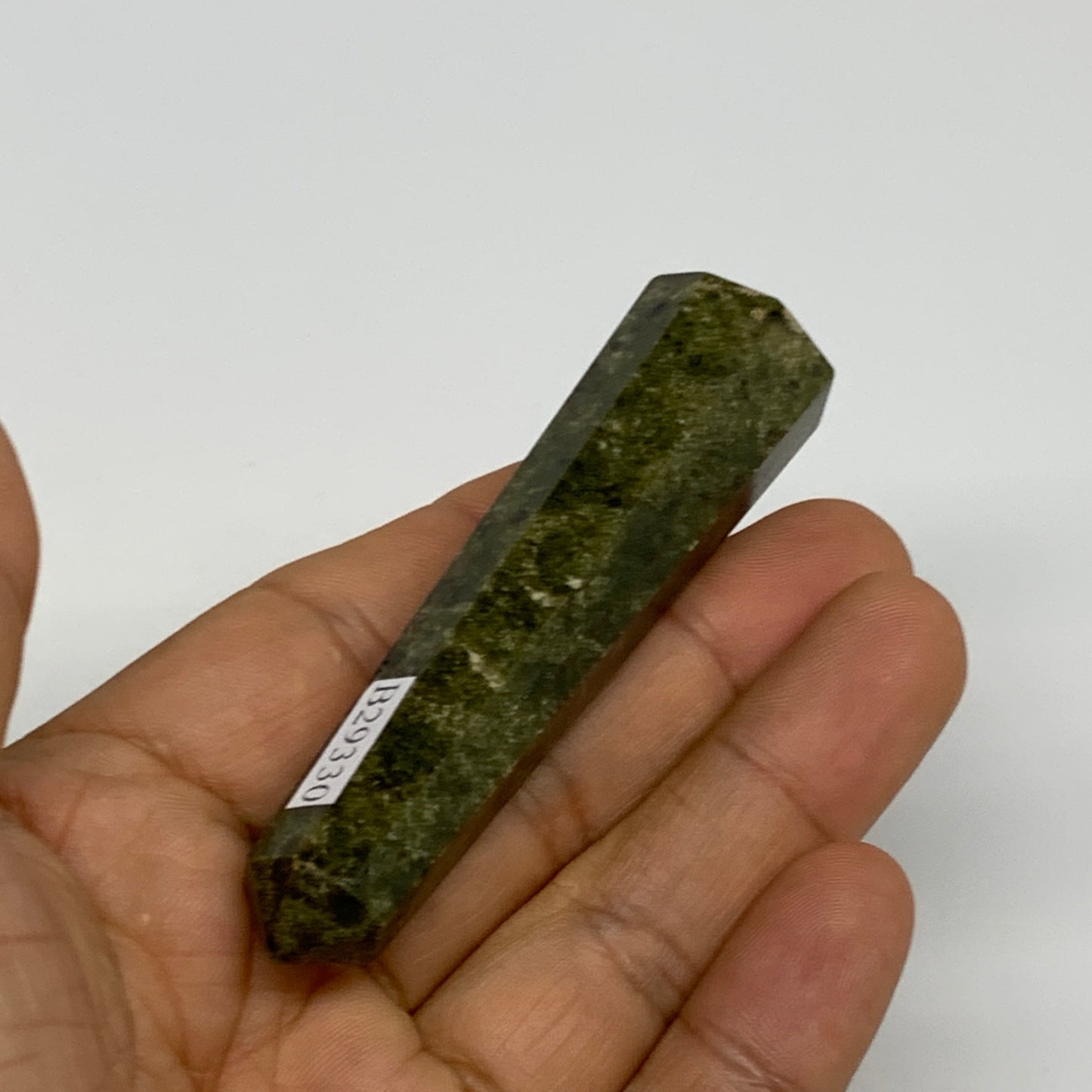 50g, 3"x0.8",  Natural Vasonite Tower Point Crystal from India, B29330