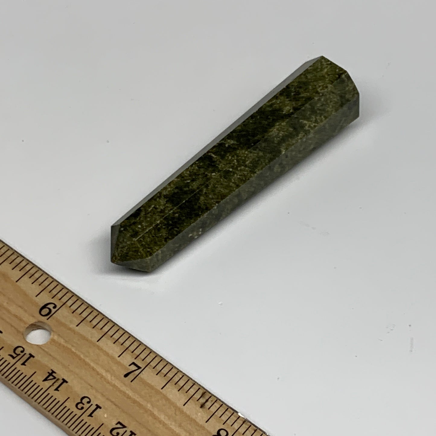 50g, 3"x0.8",  Natural Vasonite Tower Point Crystal from India, B29330