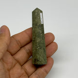 50.6g, 3"x0.8",  Natural Vasonite Tower Point Crystal from India, B29331