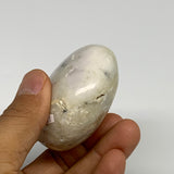 146.4g, 2.4"x2.3"x1.2", Dendrite Opal Palm-Stone Reiki Energy Crystal, B27811