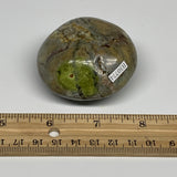 131.7g, 2.2"x2.1"x1.3" Natural Ocean Jasper Palm-Stone Orbicular Jasper, B30774