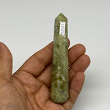 66.7g, 4"x0.7",  Natural Vasonite Wand Point Crystal from India, B29335