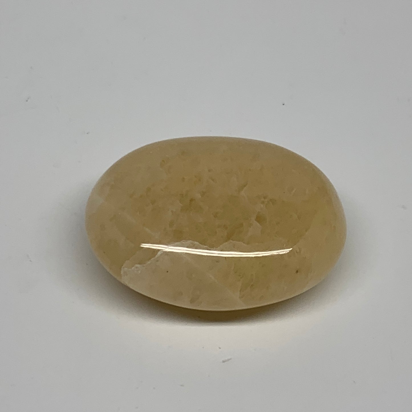 71.6g, 2"x1.6"x0.8", Yellow Aventurine Palm-Stone Crystal Stone, B35059