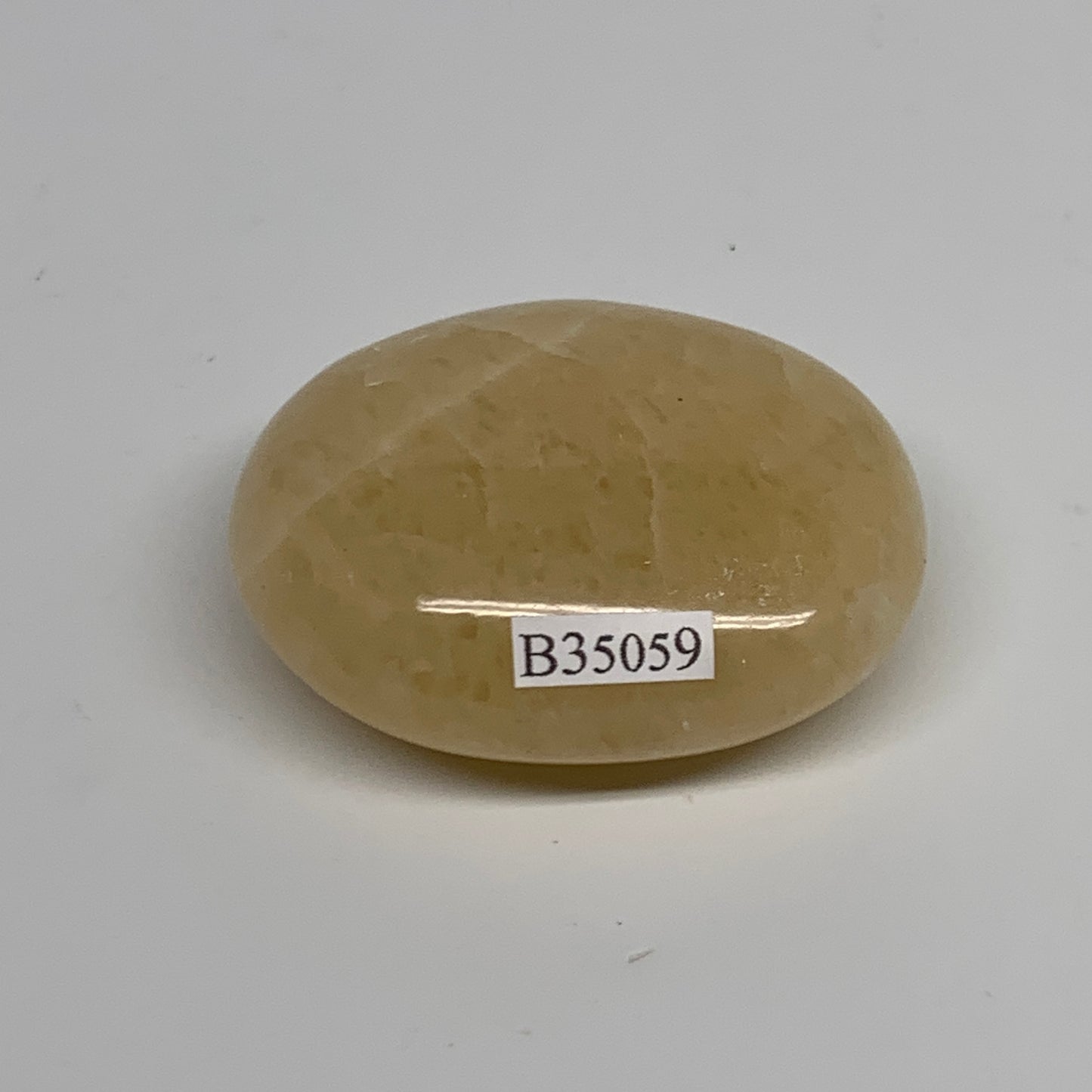 71.6g, 2"x1.6"x0.8", Yellow Aventurine Palm-Stone Crystal Stone, B35059