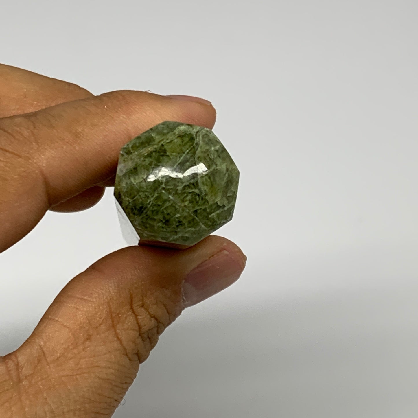 85.1g, 4.2"x0.8",  Natural Vasonite Wand Point Crystal from India, B29337