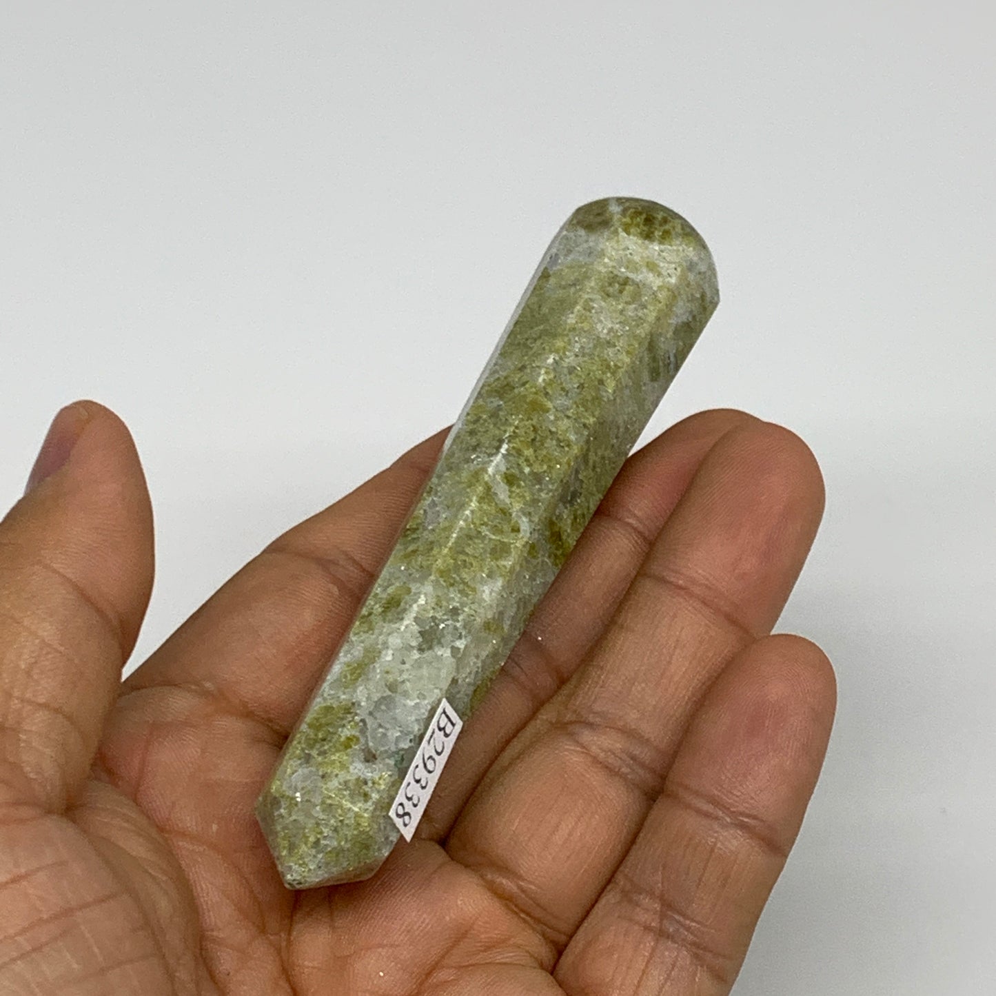 70.5g, 4"x0.8",  Natural Vasonite Wand Point Crystal from India, B29338