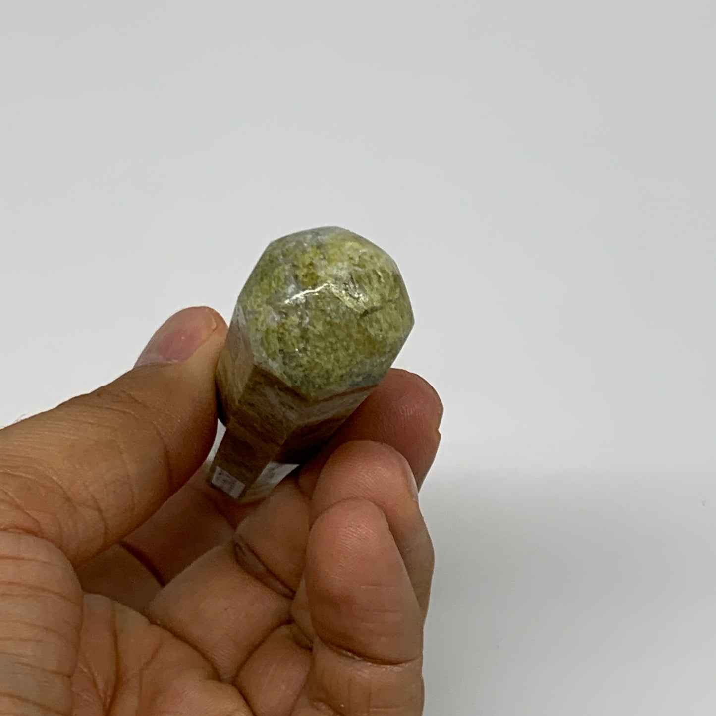 75.2g, 4"x0.8",  Natural Vasonite Wand Point Crystal from India, B29339