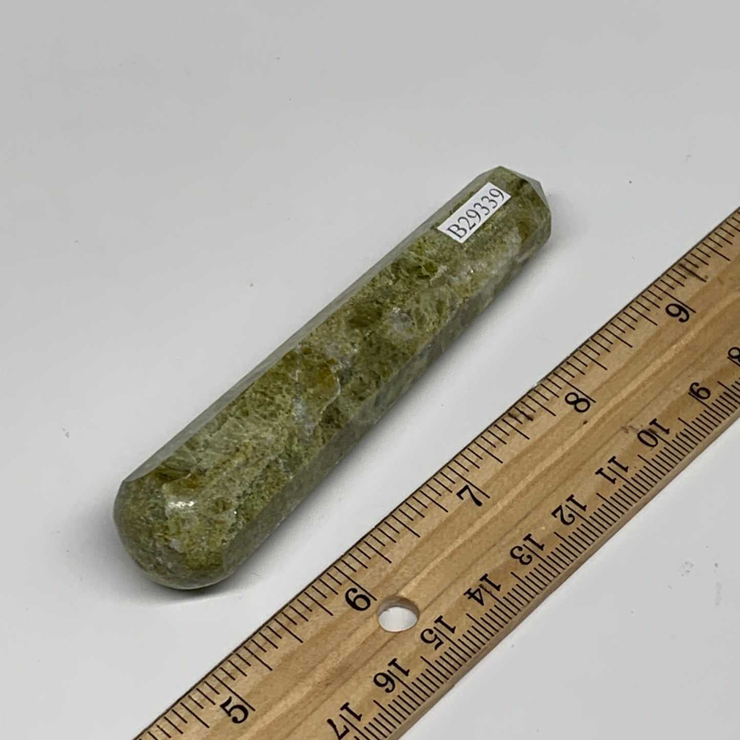 75.2g, 4"x0.8",  Natural Vasonite Wand Point Crystal from India, B29339