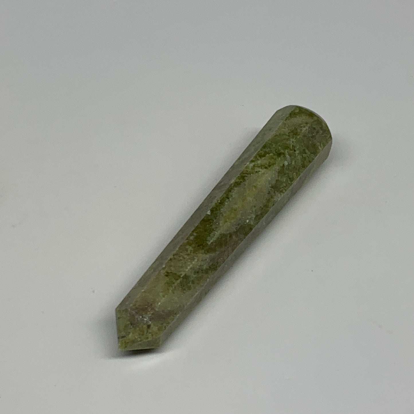 73.8g, 4.1"x0.8",  Natural Vasonite Wand Point Crystal from India, B29340