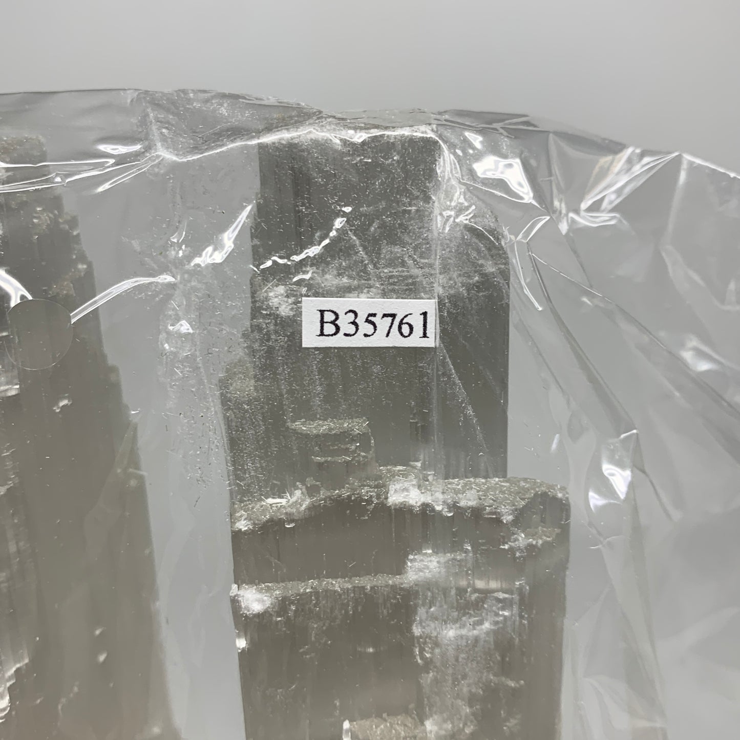 13 lbs, 15.5"x5.3"x3.7" Rough Selenite (Satin Spar) Lamp Tower W/Chord, B35761