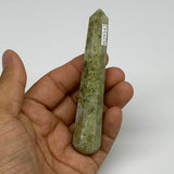 65.3g, 4"x0.7",  Natural Vasonite Wand Point Crystal from India, B29342