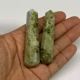 78.7g, 2.8"- 2.9", 2pcs,  Natural Vasonite Wand Point Crystal @India, B29346
