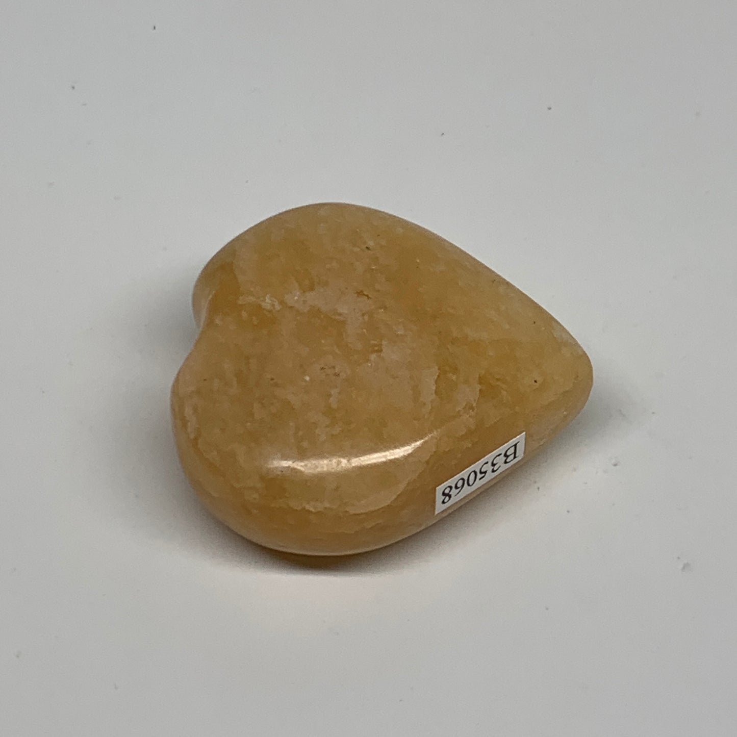 92.7g, 2.1"x2.1"x0.9" Natural Yellow Aventurine Heart Crystal Stone, B35068
