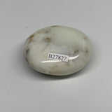 84.4g, 2.1"x1.9"x1", Dendrite Opal Palm-Stone Reiki Energy Crystal, B27827