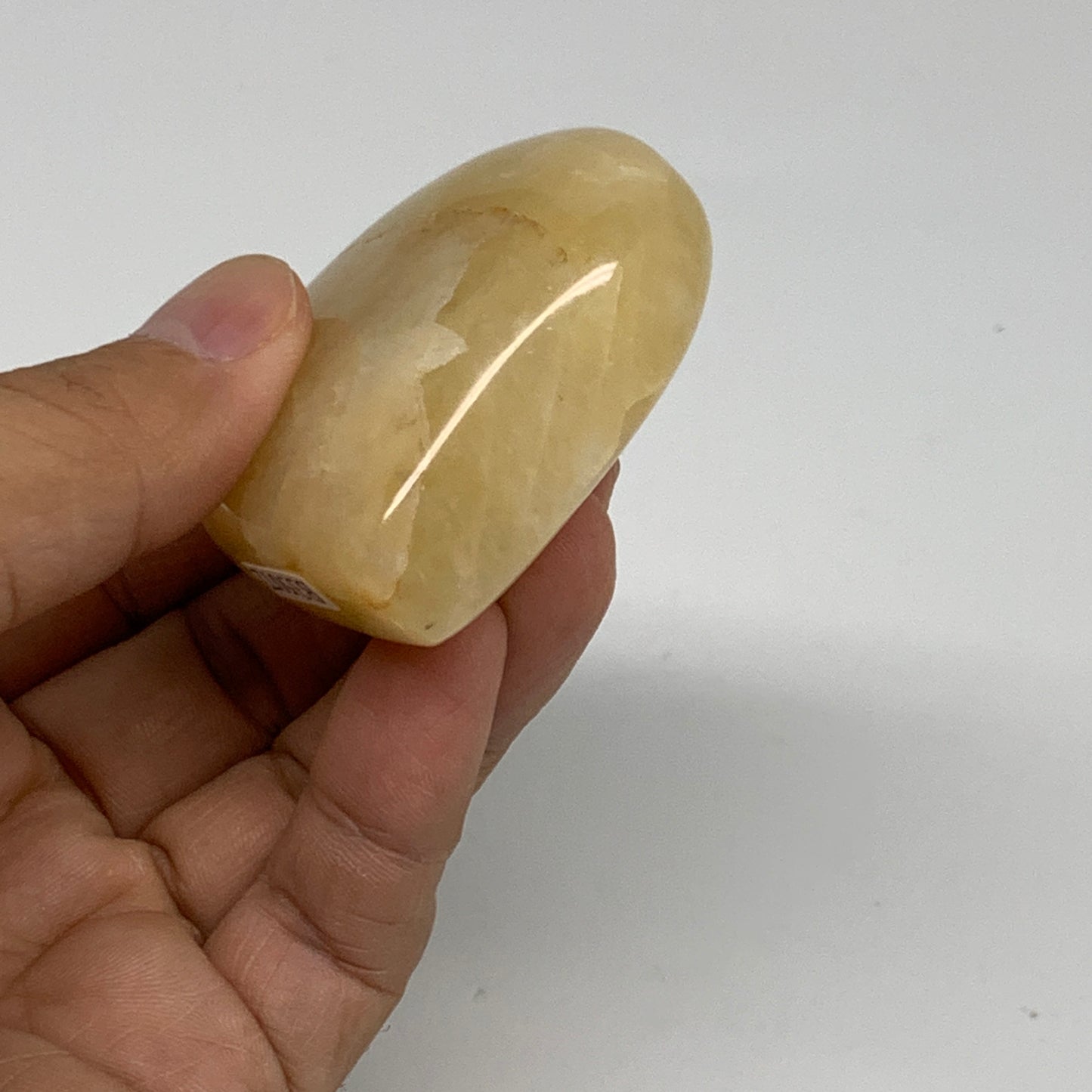 92.9g, 2.1"x2.1"x0.8" Natural Yellow Aventurine Heart Crystal Stone, B35072