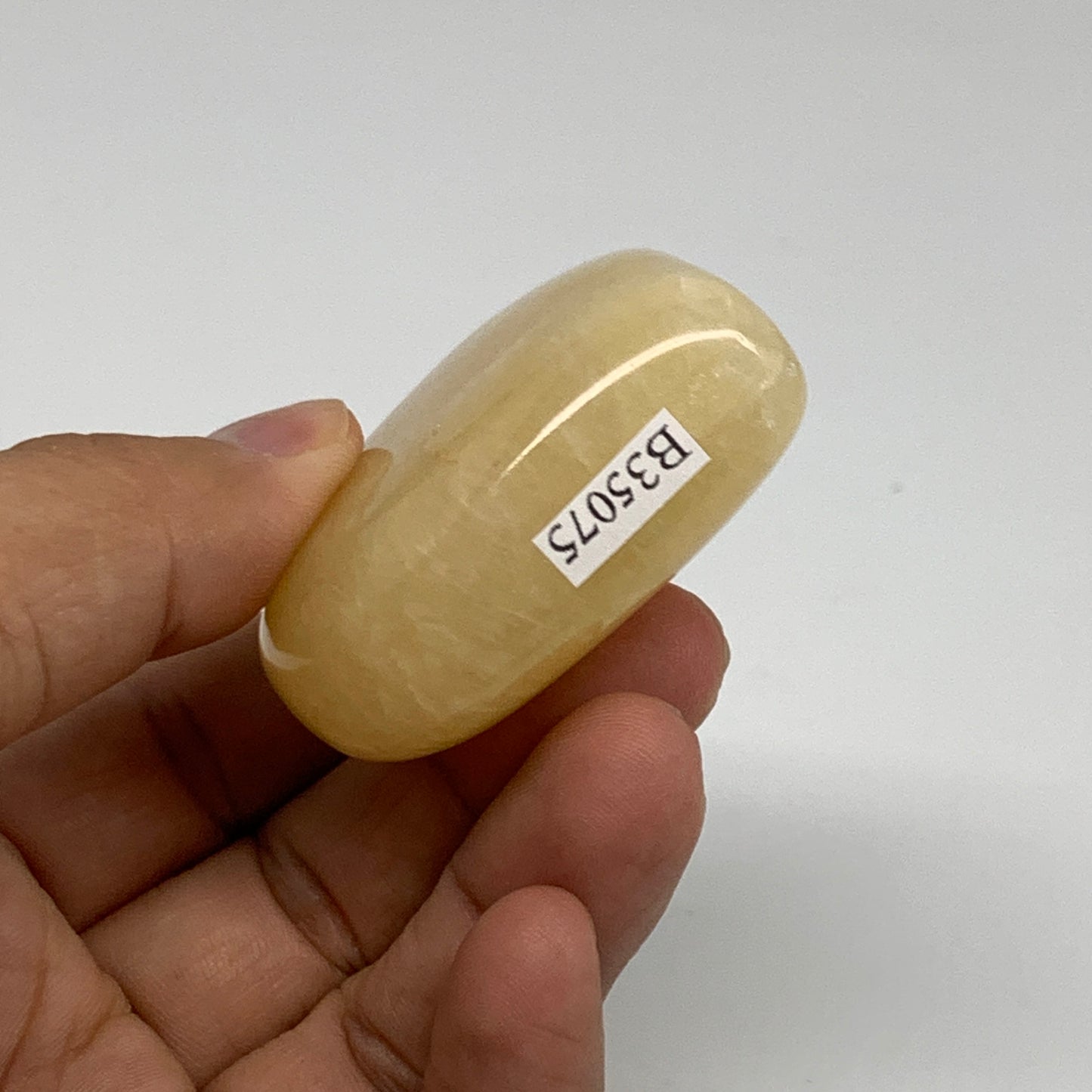 90g,2"x2.1"x0.9" Natural Yellow Aventurine Heart Crystal Stone, B35075