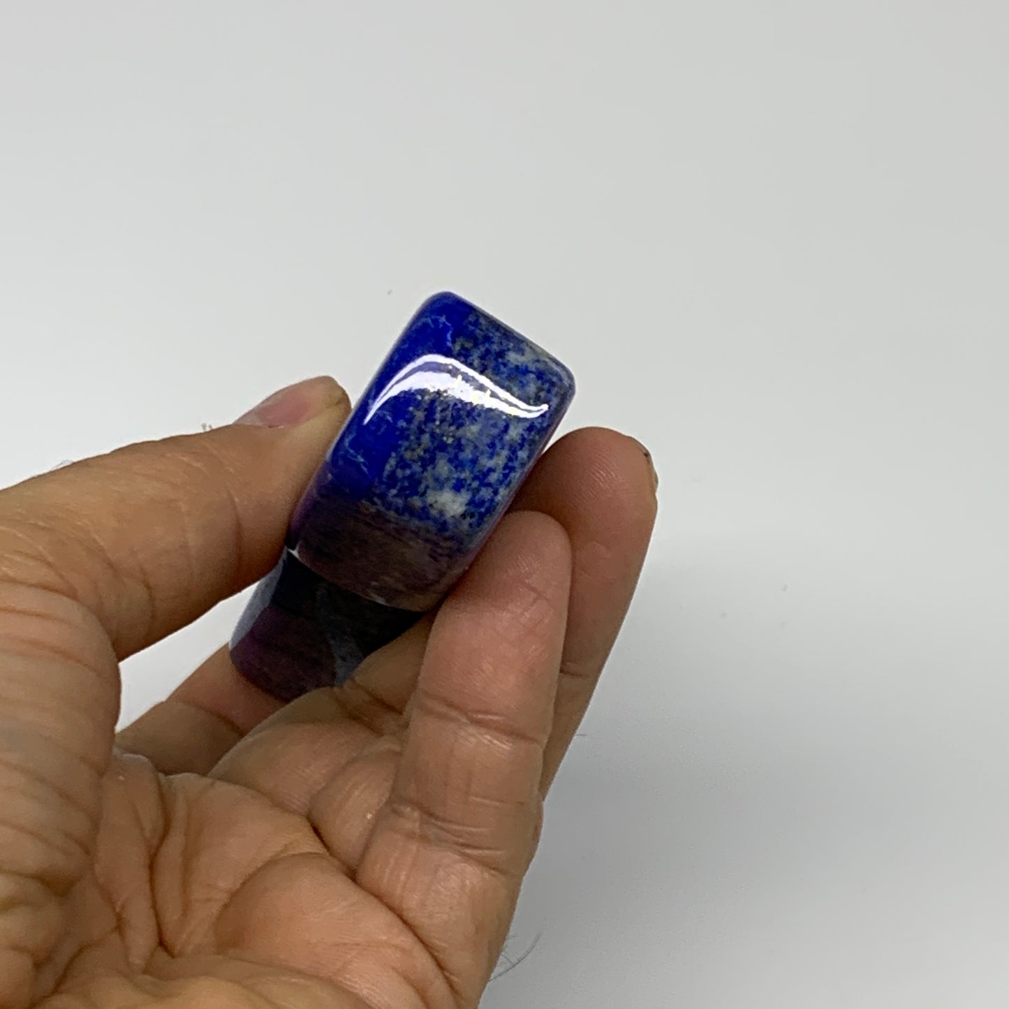 0.36 lbs, 3.9"x1.8"x0.7", Natural Freeform Lapis Lazuli from Afghanistan, B32968