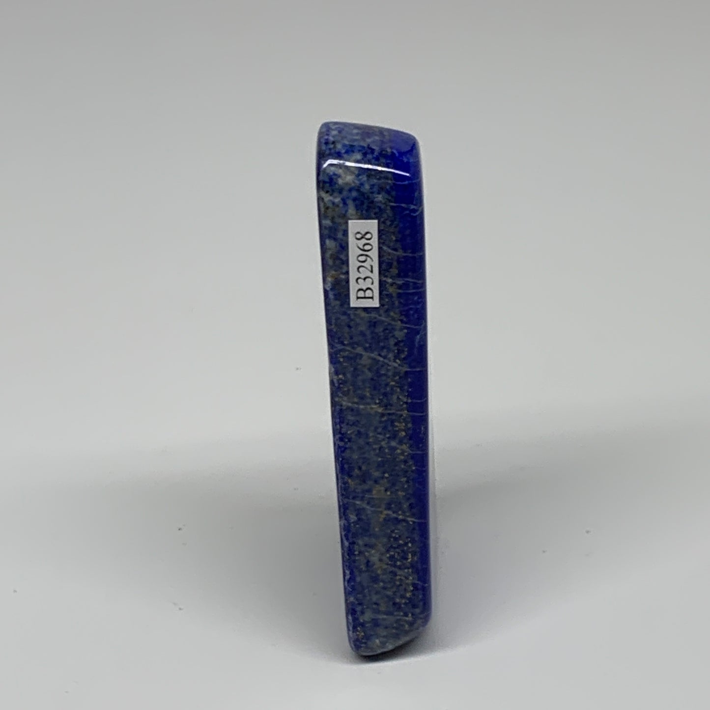 0.36 lbs, 3.9"x1.8"x0.7", Natural Freeform Lapis Lazuli from Afghanistan, B32968