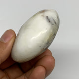 98.6g, 2.3"x1.9"x1.2", Dendrite Opal Palm-Stone Reiki Energy Crystal, B27837