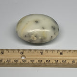 92.9g, 2.3"x1.8"x1.2", Dendrite Opal Palm-Stone Reiki Energy Crystal, B27839