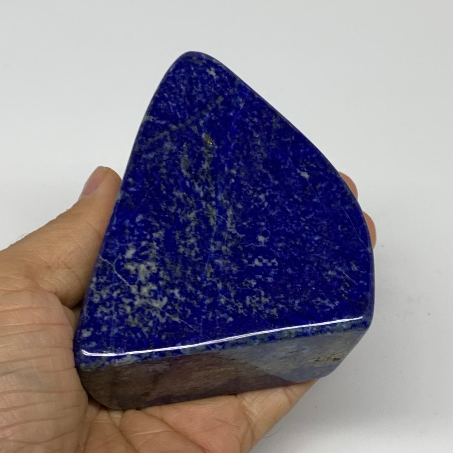 0.76 lbs, 3.4"x2.9"x1.3", Natural Freeform Lapis Lazuli from Afghanistan, B32976