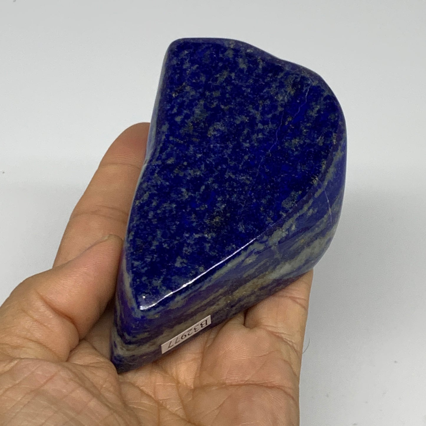 0.71 lbs, 3.8"x2.2"x1.1", Natural Freeform Lapis Lazuli from Afghanistan, B32977