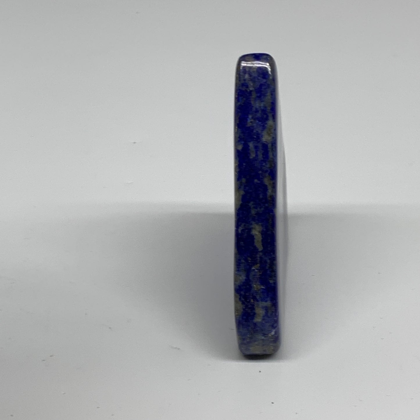 0.41 lbs, 3.6"x3.1"x0.6", Natural Freeform Lapis Lazuli from Afghanistan, B32978