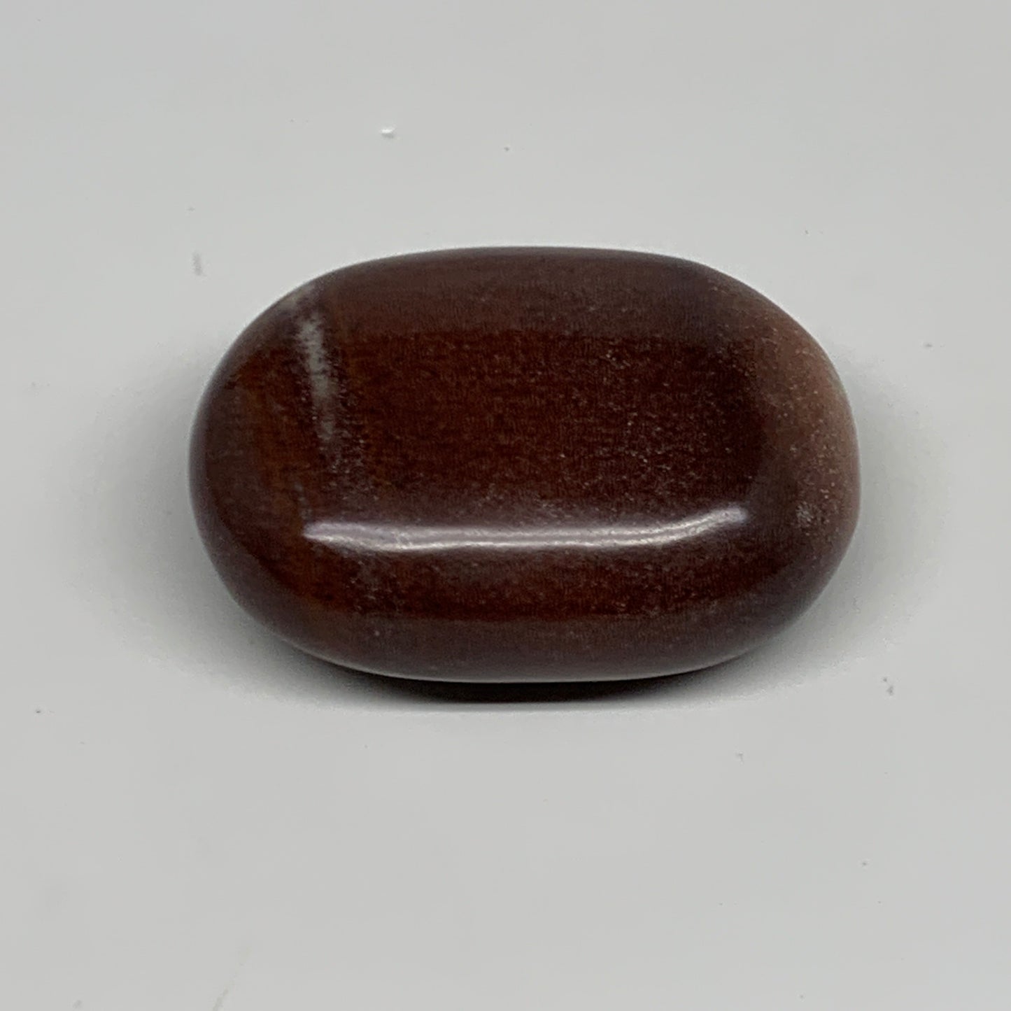 108.3g, 2.4"x1.7"x1", Narmada Shiva Lingam Palm-Stone Polished, B29366