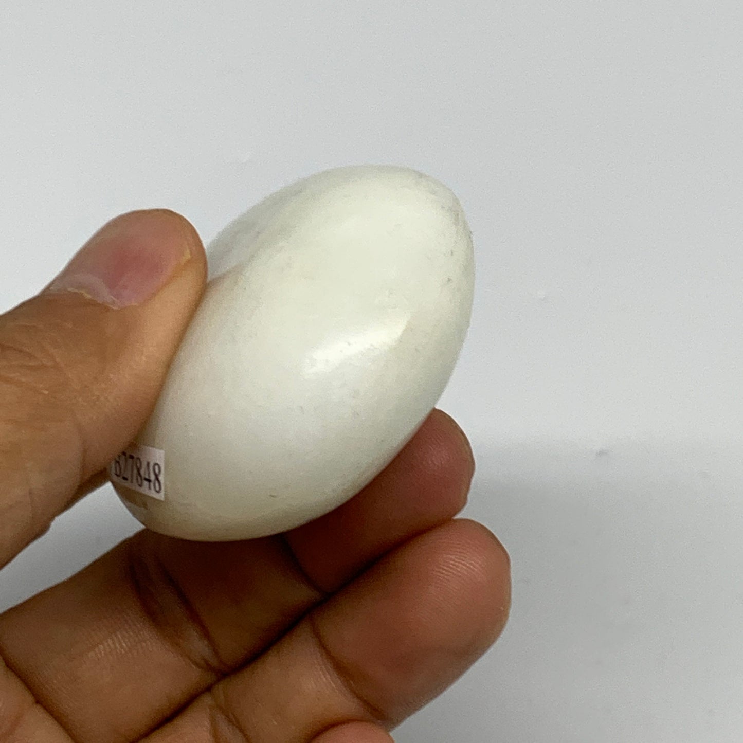 74.6g, 2.2"x1.8"x0.9", Dendrite Opal Palm-Stone Reiki Energy Crystal, B27848