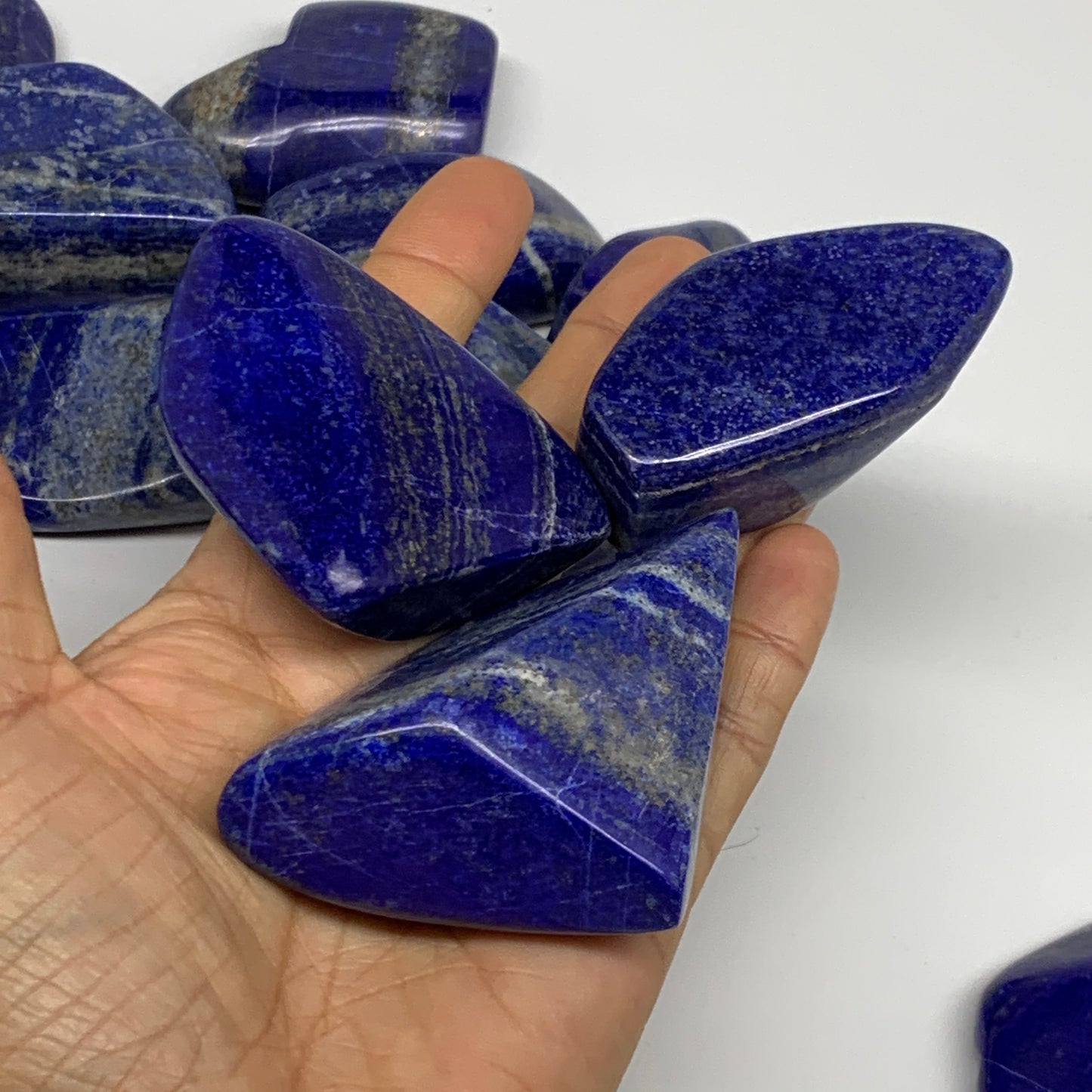 5.4 lbs, 1.8"-3", 23 pcs, Lapis Lazuli Freeform Polished @Afghanistan, B32979