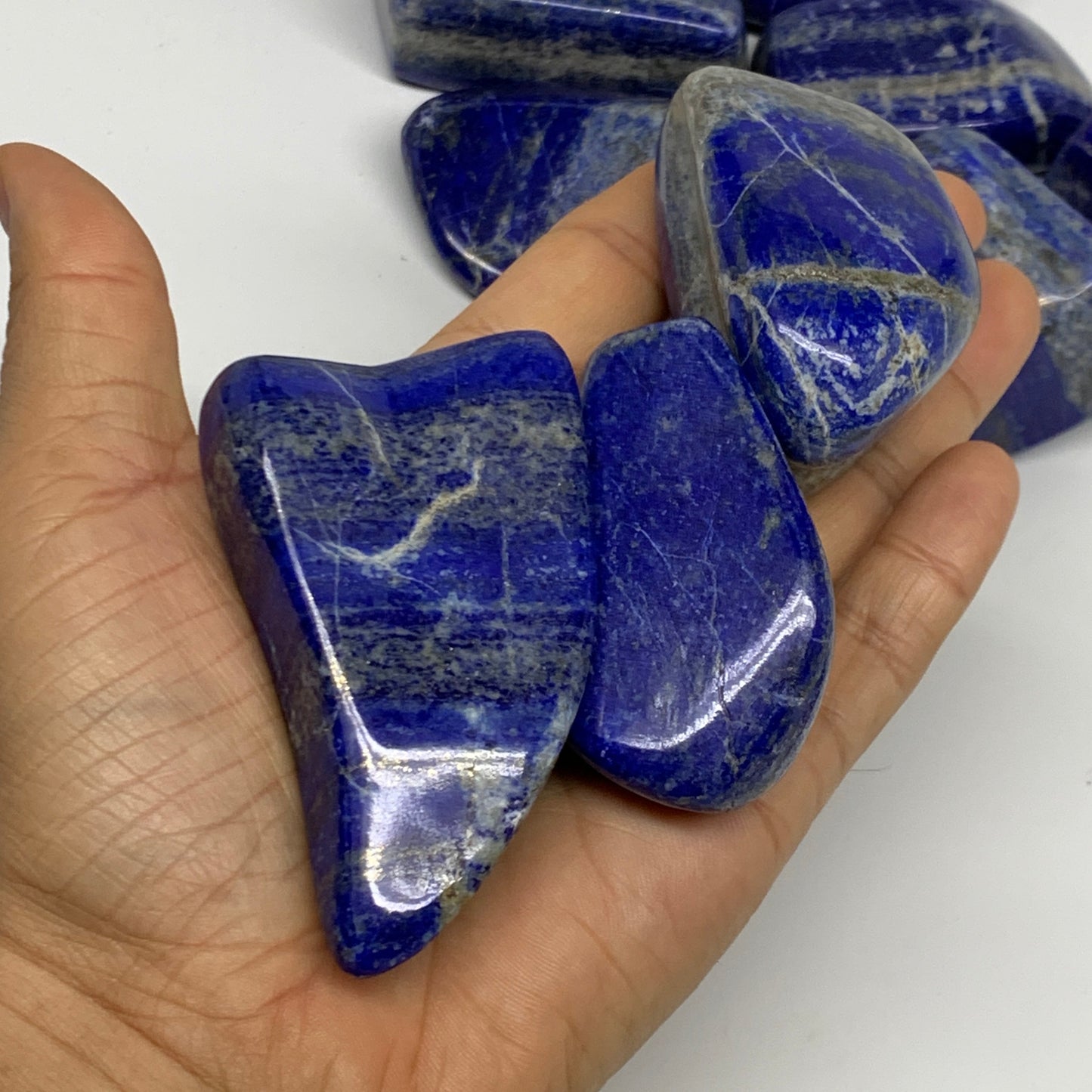 5.4 lbs, 1.8"-3", 23 pcs, Lapis Lazuli Freeform Polished @Afghanistan, B32979