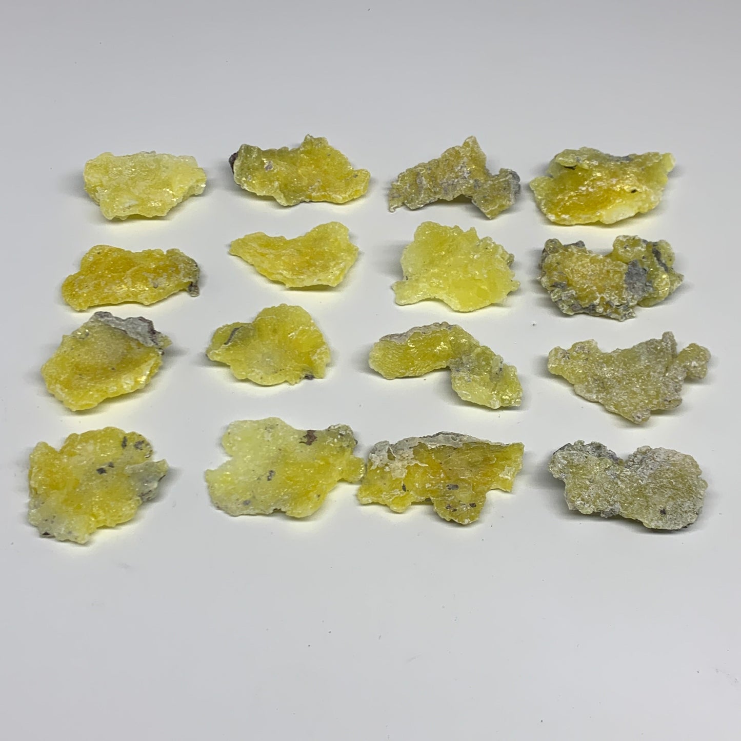 0.61 lbs, 1.9"-2.5", 16pcs, Brucite Crystal Minerals Specimens @Pakistan, B30150