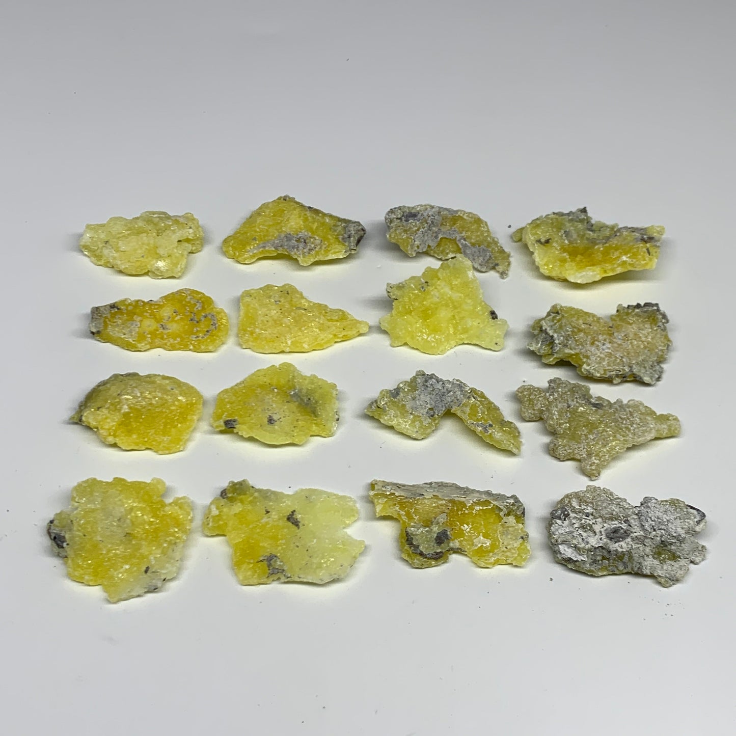 0.61 lbs, 1.9"-2.5", 16pcs, Brucite Crystal Minerals Specimens @Pakistan, B30150