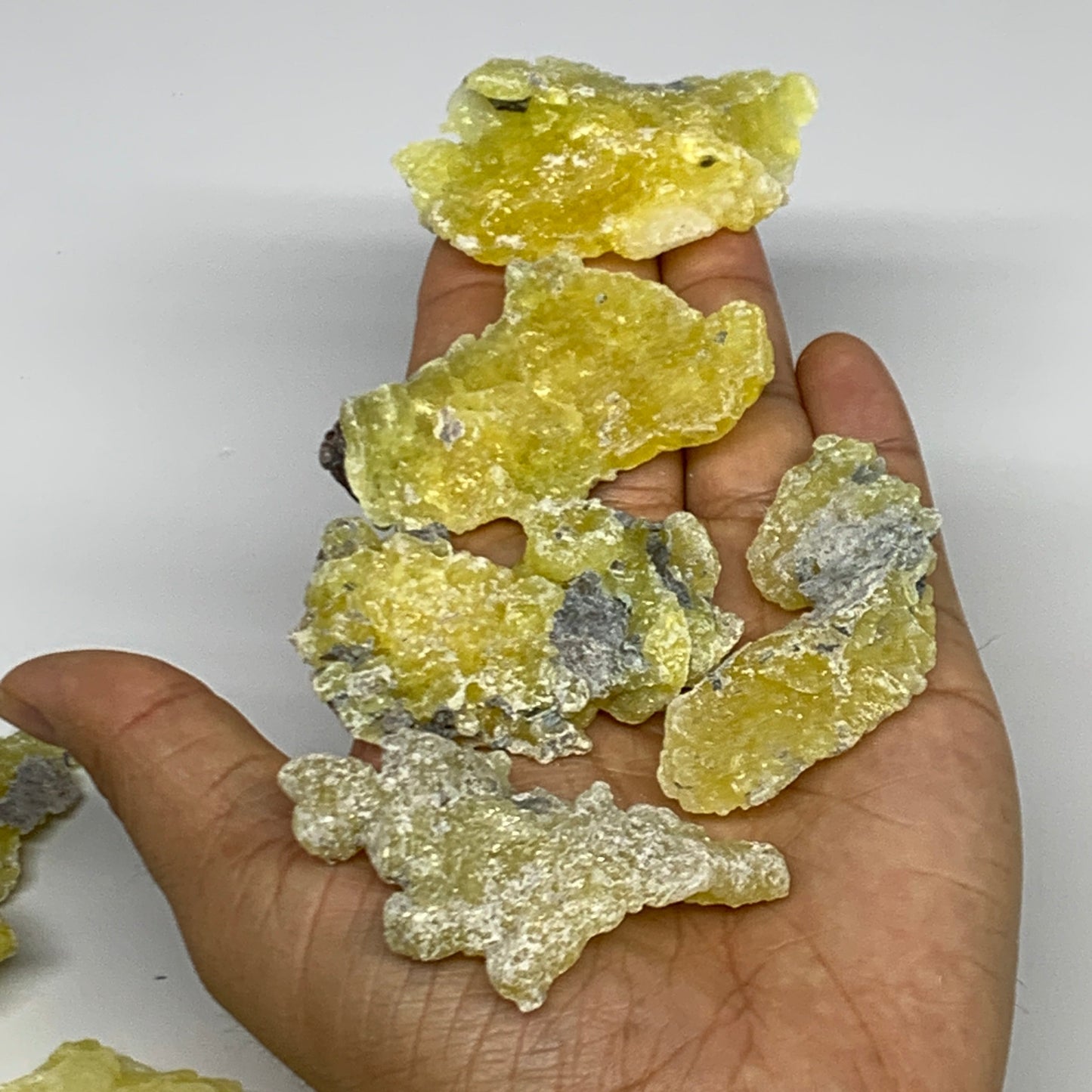 0.61 lbs, 1.9"-2.5", 16pcs, Brucite Crystal Minerals Specimens @Pakistan, B30150