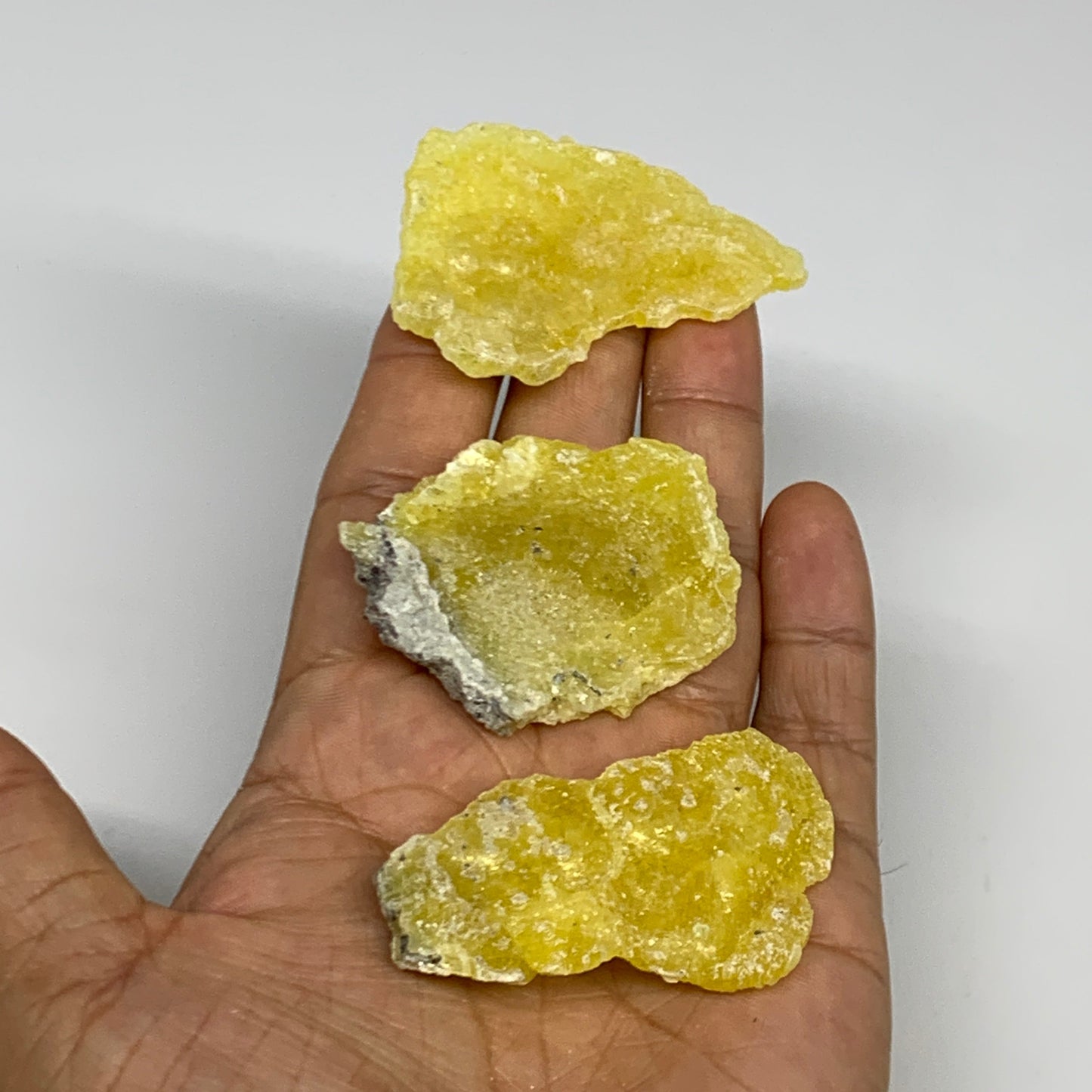 0.61 lbs, 1.9"-2.5", 16pcs, Brucite Crystal Minerals Specimens @Pakistan, B30150