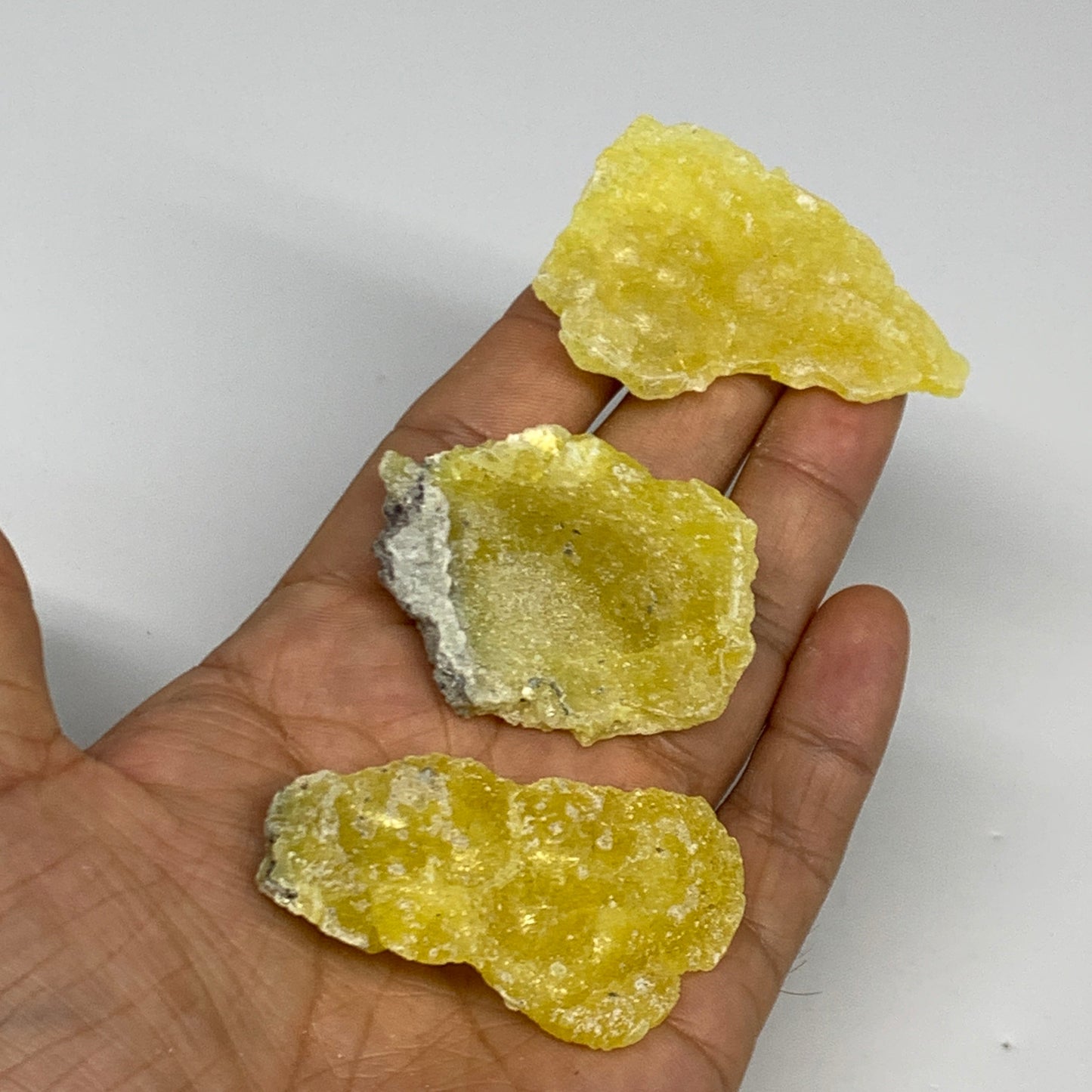 0.61 lbs, 1.9"-2.5", 16pcs, Brucite Crystal Minerals Specimens @Pakistan, B30150