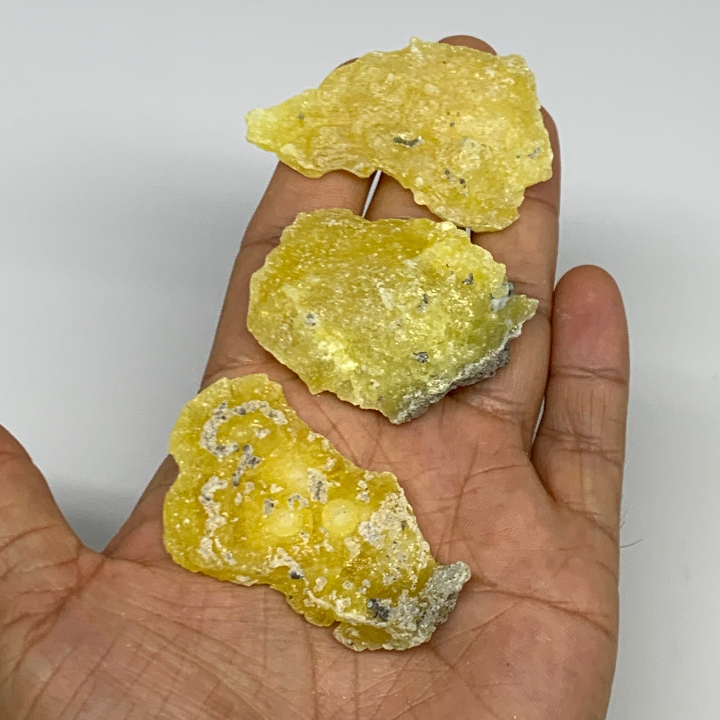 0.61 lbs, 1.9"-2.5", 16pcs, Brucite Crystal Minerals Specimens @Pakistan, B30150