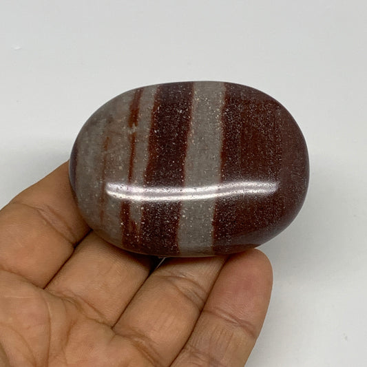 96g, 2.3"x1.8"x0.9", Narmada Shiva Lingam Palm-Stone Polished, B29361