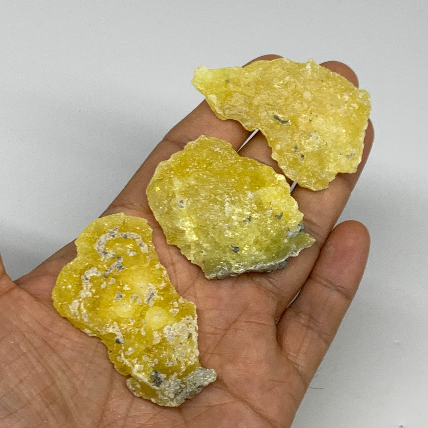 0.61 lbs, 1.9"-2.5", 16pcs, Brucite Crystal Minerals Specimens @Pakistan, B30150