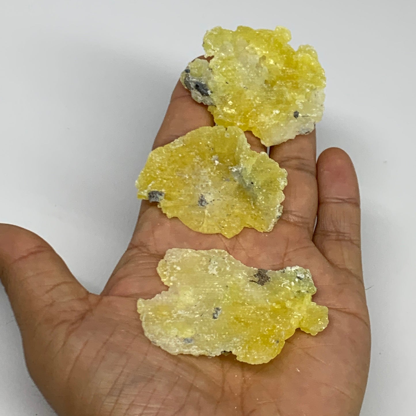 0.61 lbs, 1.9"-2.5", 16pcs, Brucite Crystal Minerals Specimens @Pakistan, B30150