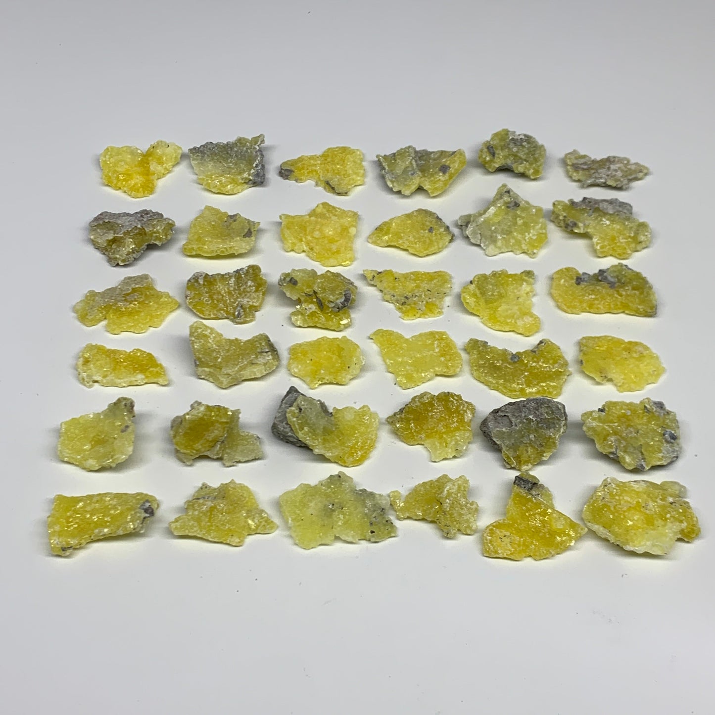 0.71 lbs, 1.3"-1.9", 36pcs, Brucite Crystal Minerals Specimens @Pakistan, B30151