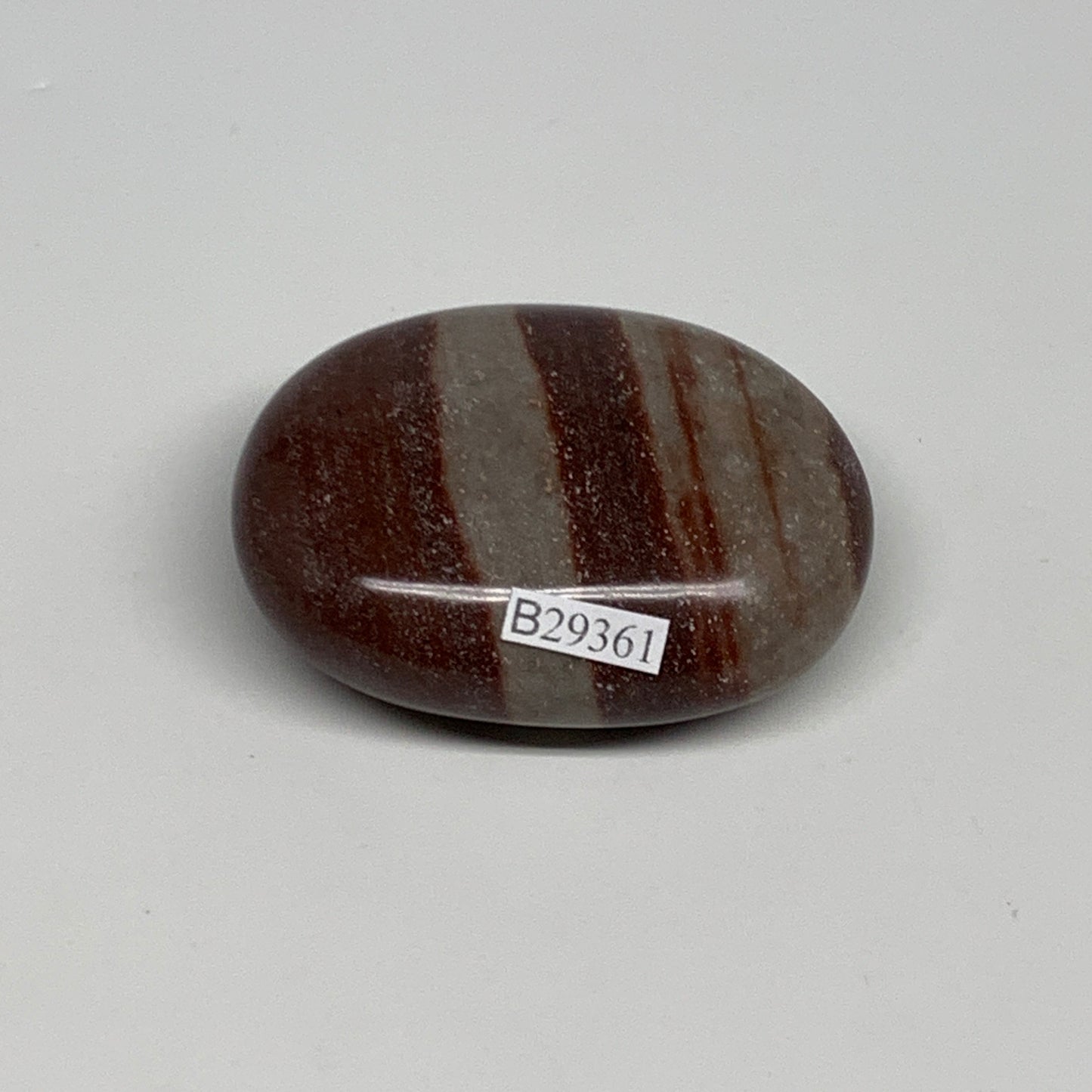 96g, 2.3"x1.8"x0.9", Narmada Shiva Lingam Palm-Stone Polished, B29361